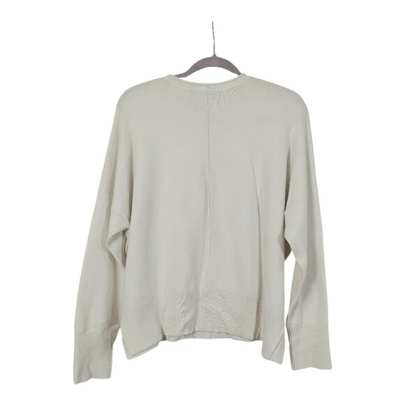 French Connection Women's Knit XL Ivory Pullover Sweater Acrylic Oversized - Picture 2 of 11